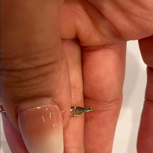 Girls 14k Gold Butterfly ID Bracelet 6 inches - Picture 11 of 15